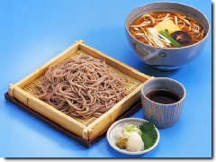 山香麺セット(椎茸麺と山芋そば)